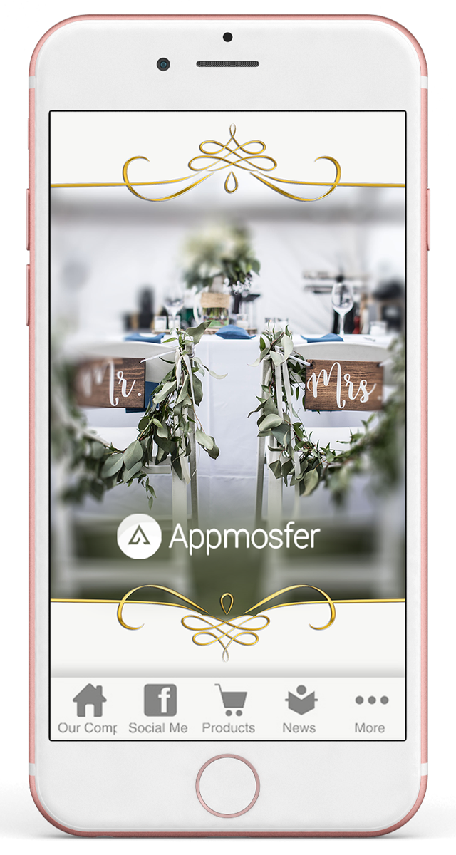 Düğün Wedding Mobil Web Uygulama Mockup 3 - Evyapan